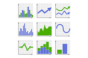 Business Infographic Colorful Charts