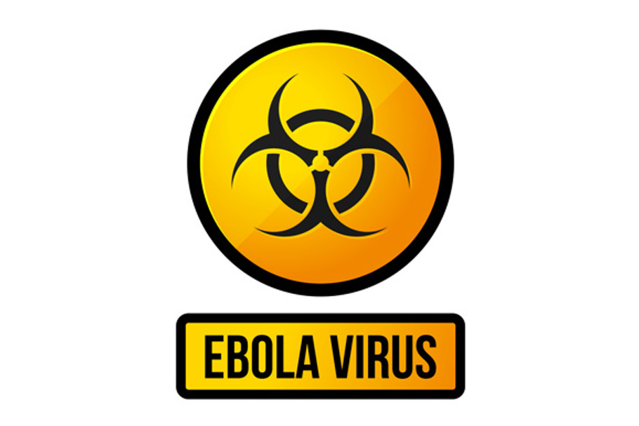Ebola Yellow Danger Sign in Graphics - product preview 8