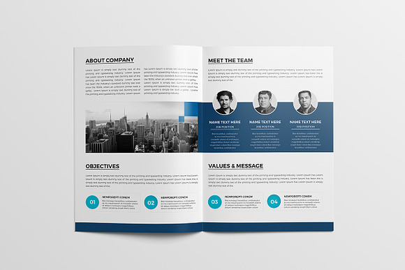 Corporate Bi-Fold Brochure 03 in Brochure Templates - product preview 1