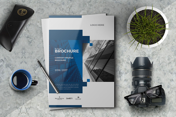 Corporate Bi-Fold Brochure 03 in Brochure Templates - product preview 2