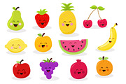 Collection Of Fruit Characters