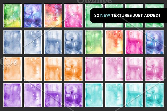 Essential Ombre Watercolor Bundle in Textures - product preview 9