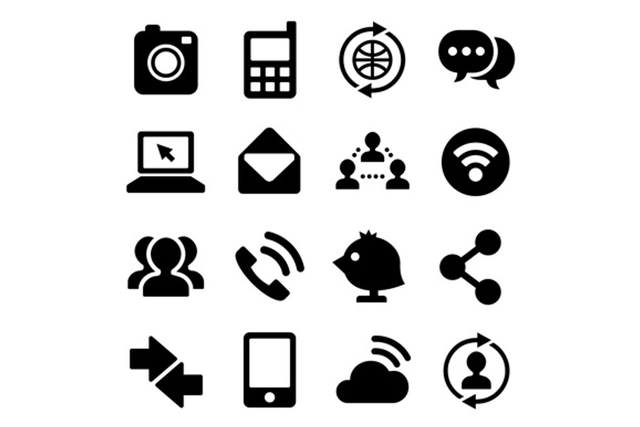 Communication and Internet Icons in Graphics - product preview 8