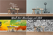 Wall Mockup - Sticker Mockup Vol 189