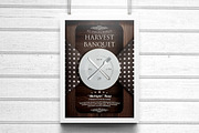Harvest Banquet Church Flyer