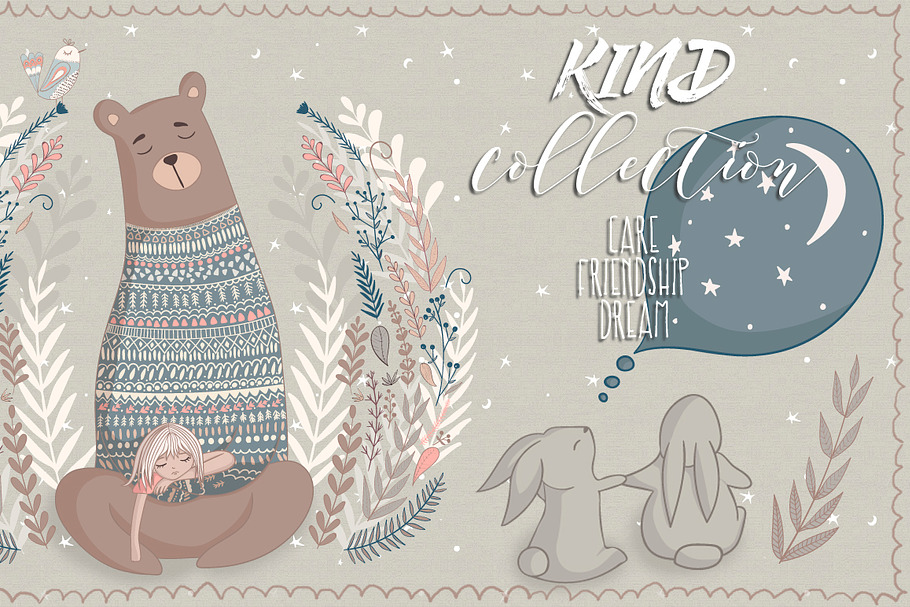 Kind collection in Illustrations - product preview 8