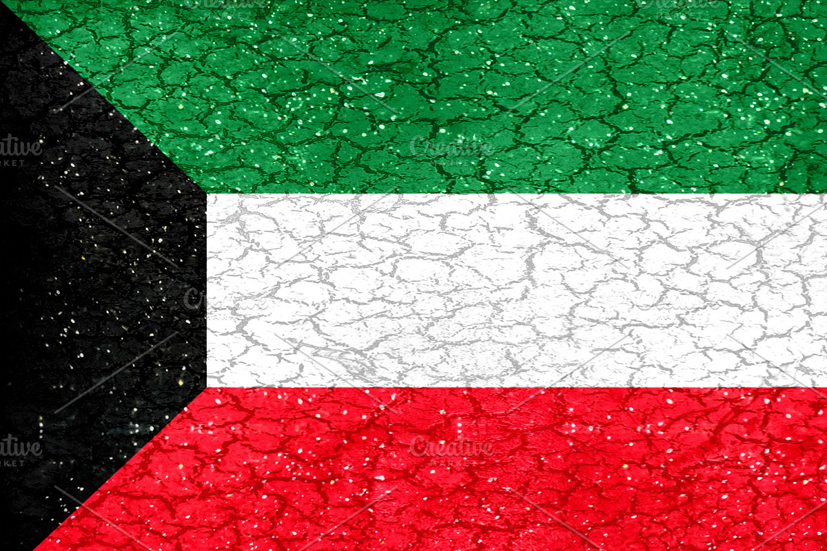 Kuwait Grunge Flag in Illustrations - product preview 8