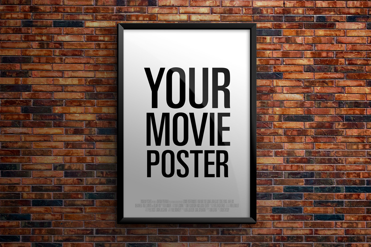 Theatrical Movie Poster - Mockup in Print Mockups - product preview 8