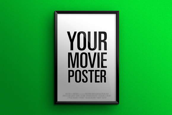Theatrical Movie Poster - Mockup in Print Mockups - product preview 2