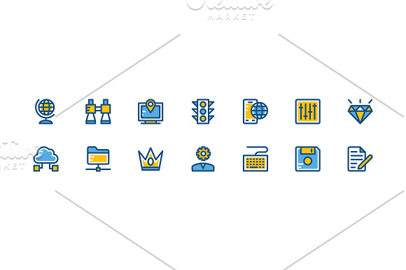 150+ Cute SEO and Marketing Icons in Graphics - product preview 4