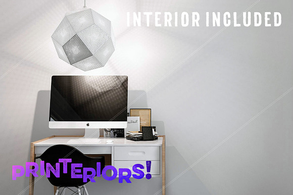 Printeriors Office! Frame Mockups in Mobile & Web Mockups - product preview 1