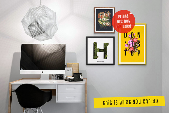 Printeriors Office! Frame Mockups in Mobile & Web Mockups - product preview 5