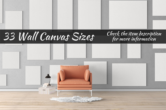 Canvas Mockups Vol 183 in Print Mockups - product preview 1