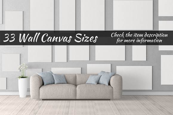 Canvas Mockups Vol 184 in Print Mockups - product preview 1