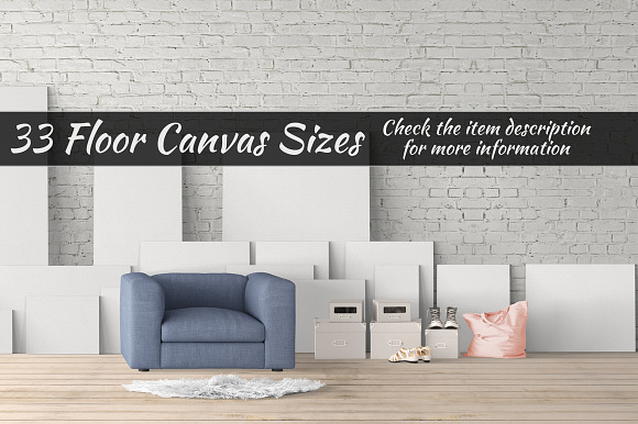 Canvas Mockups Vol 185 in Print Mockups - product preview 1