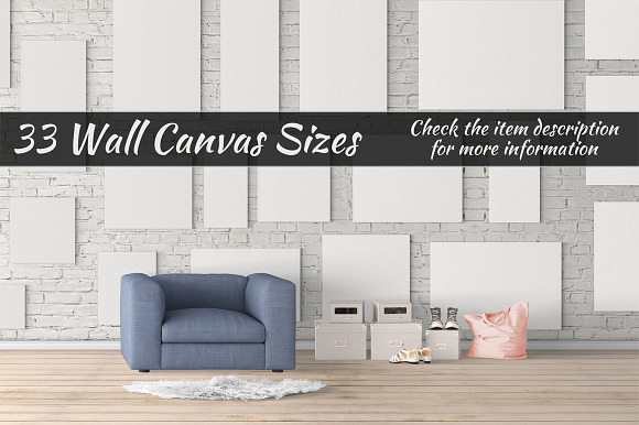 Canvas Mockups Vol 185 in Print Mockups - product preview 2