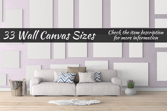 Canvas Mockups Vol 186 in Print Mockups - product preview 1