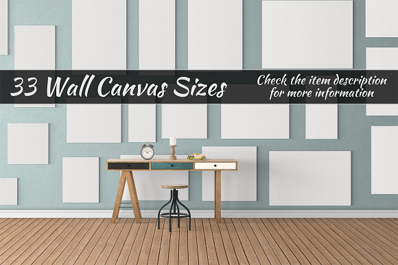 Canvas Mockups Vol 189 in Print Mockups - product preview 1