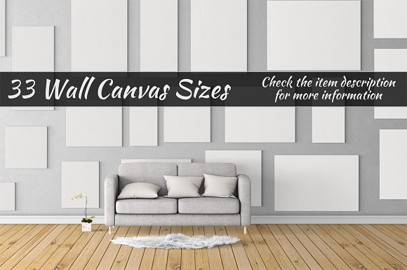 Canvas Mockups Vol 190 in Print Mockups - product preview 1