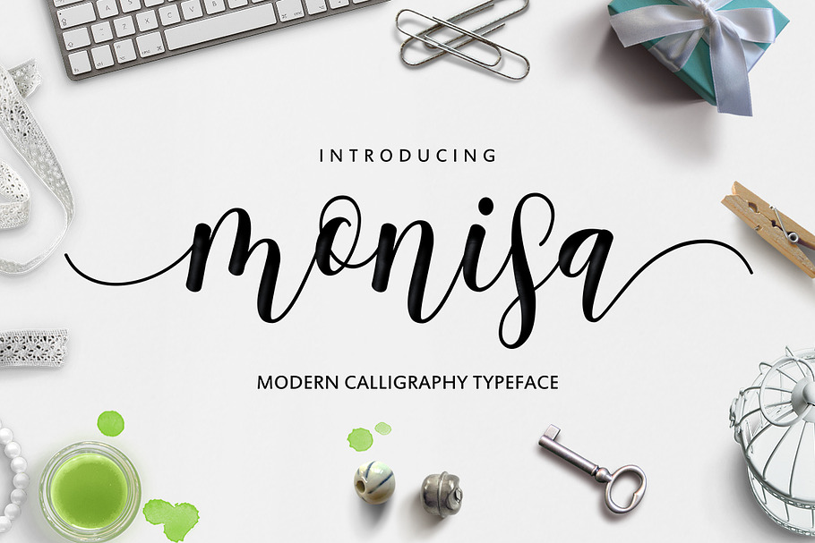 Monisa Script in Script Fonts - product preview 8