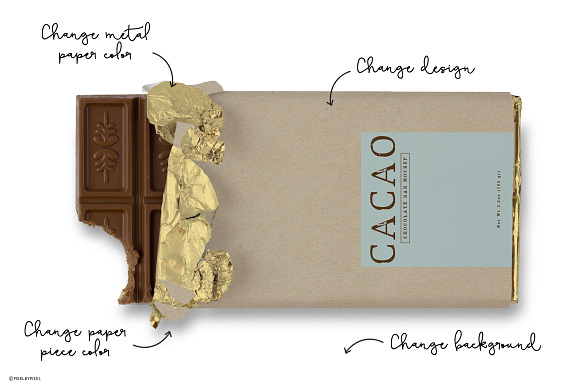 Chocolate Bar Mockup in Product Mockups - product preview 1
