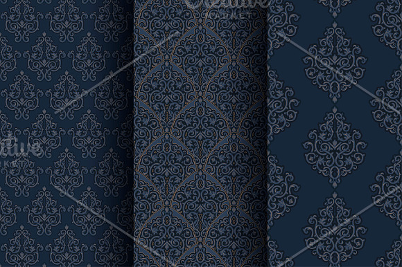 Vector ornament in vintage style. in Textures - product preview 2