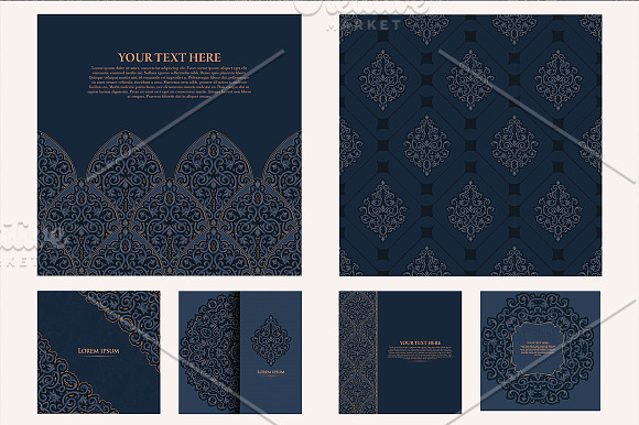 Vector ornament in vintage style. in Textures - product preview 3