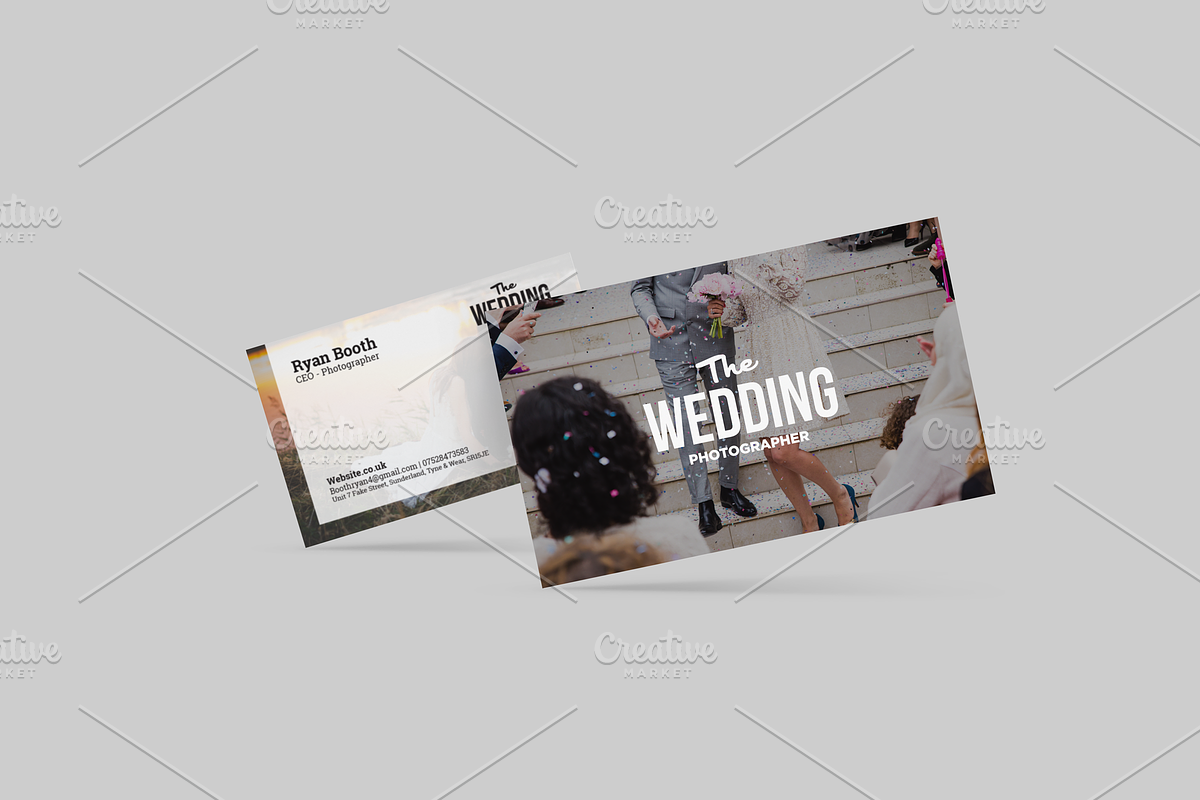 "The Wedding Photographer" Branding in Branding Mockups - product preview 8