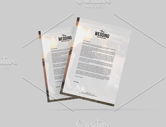 "The Wedding Photographer" Branding in Branding Mockups - product preview 2