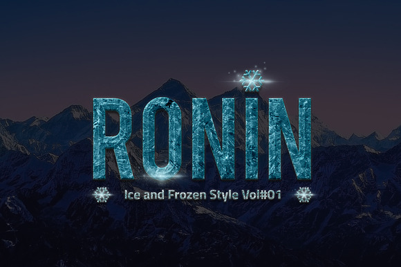24 Frozen and Ice Text Effect in Photoshop Layer Styles - product preview 3