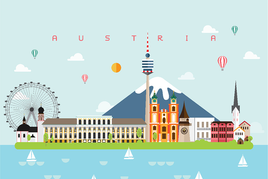 Landmarks Travel and Journey Vector in Illustrations - product preview 8