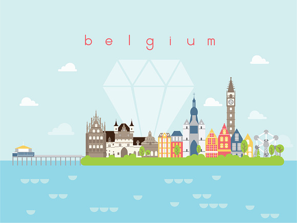 Landmarks Travel and Journey Vector in Illustrations - product preview 1