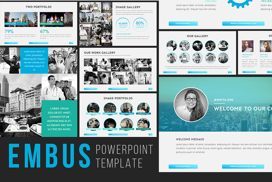 Embus PowerPoint Template in PowerPoint Templates - product preview 8