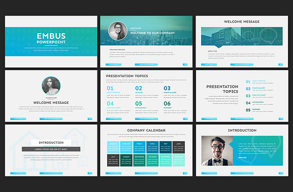 Embus PowerPoint Template in PowerPoint Templates - product preview 1