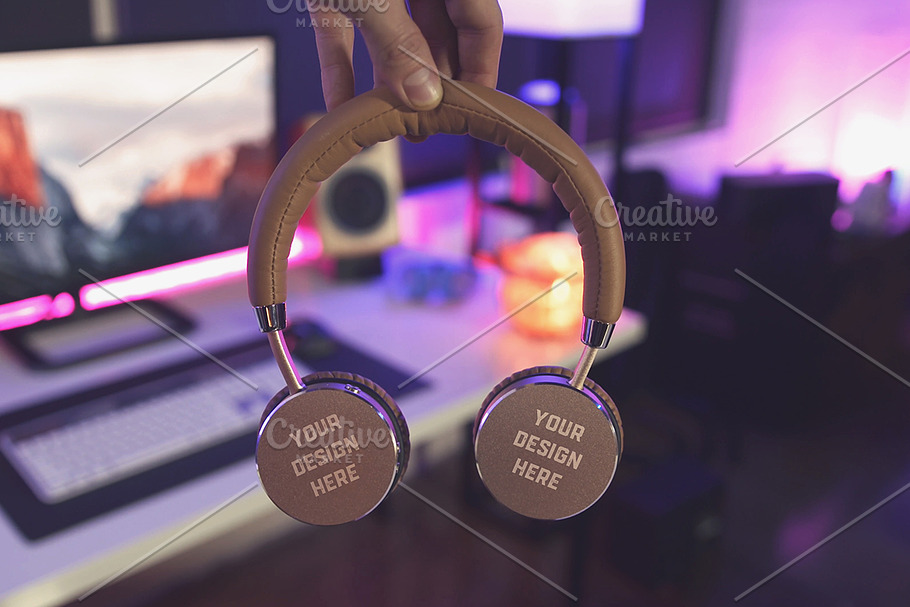 Headphones Mock-up#5 in Product Mockups - product preview 8