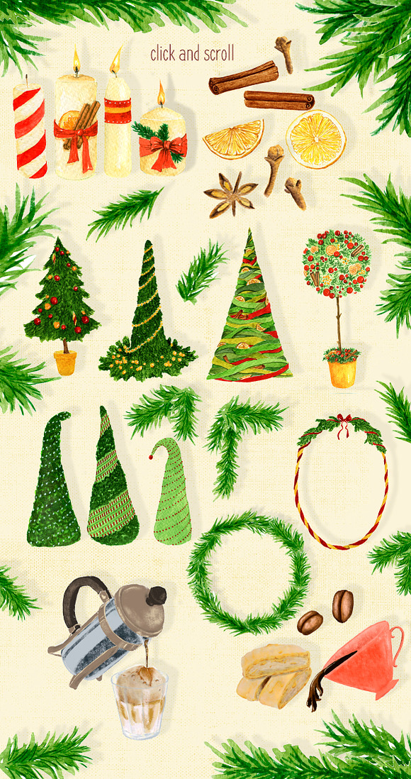 Handdraw christmas collection. in Illustrations - product preview 1