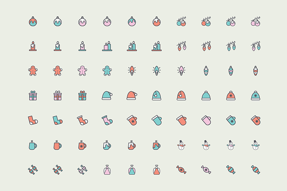 Christmas Icons in Graphics - product preview 1