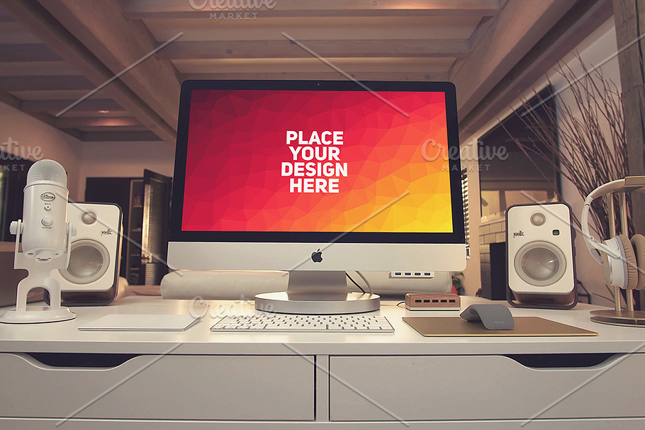 Apple iMac Mock-up#10 in Mobile & Web Mockups - product preview 8