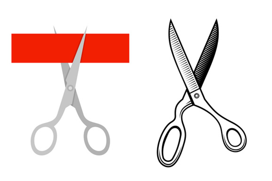 Scissors Set in Objects - product preview 8
