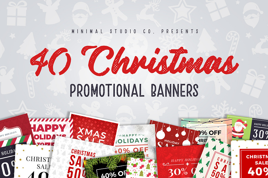 40 Christmas Promo Banners