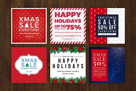 40 Christmas Promo Banners in Instagram Templates - product preview 4