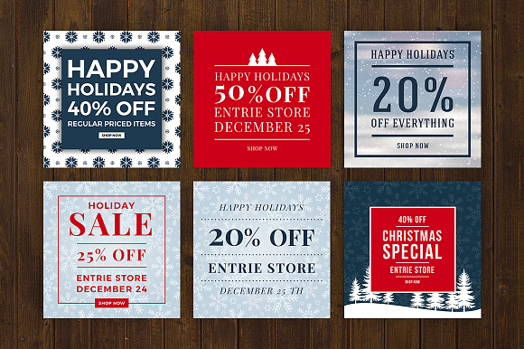 40 Christmas Promo Banners in Instagram Templates - product preview 5