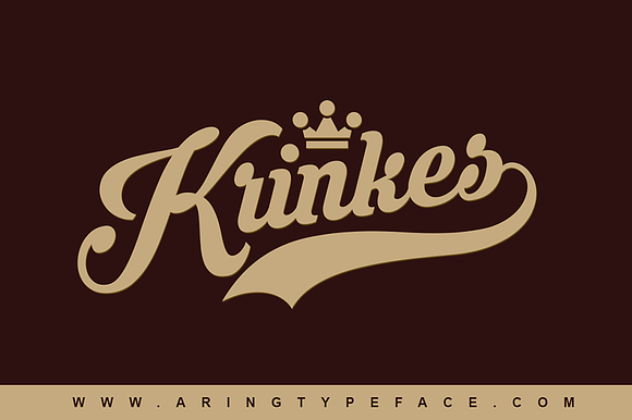 Krinkes in Script Fonts - product preview 1