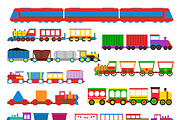 Locomotive transportation set