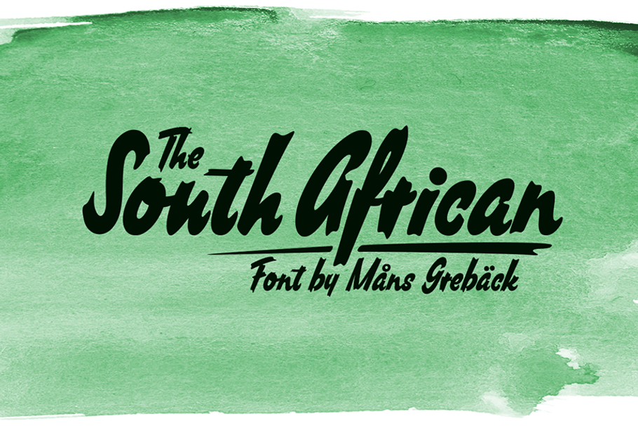 South African in Script Fonts - product preview 8