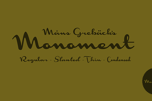 Monoment in Script Fonts - product preview 1