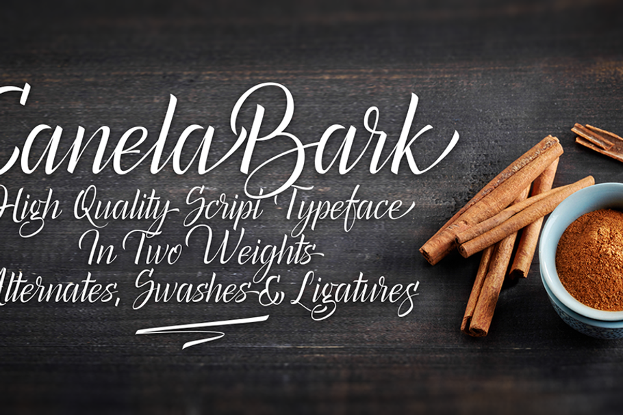 Canela Bark in Script Fonts - product preview 8