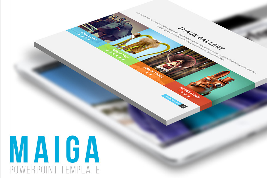 Maiga PowerPoint Template in PowerPoint Templates - product preview 8
