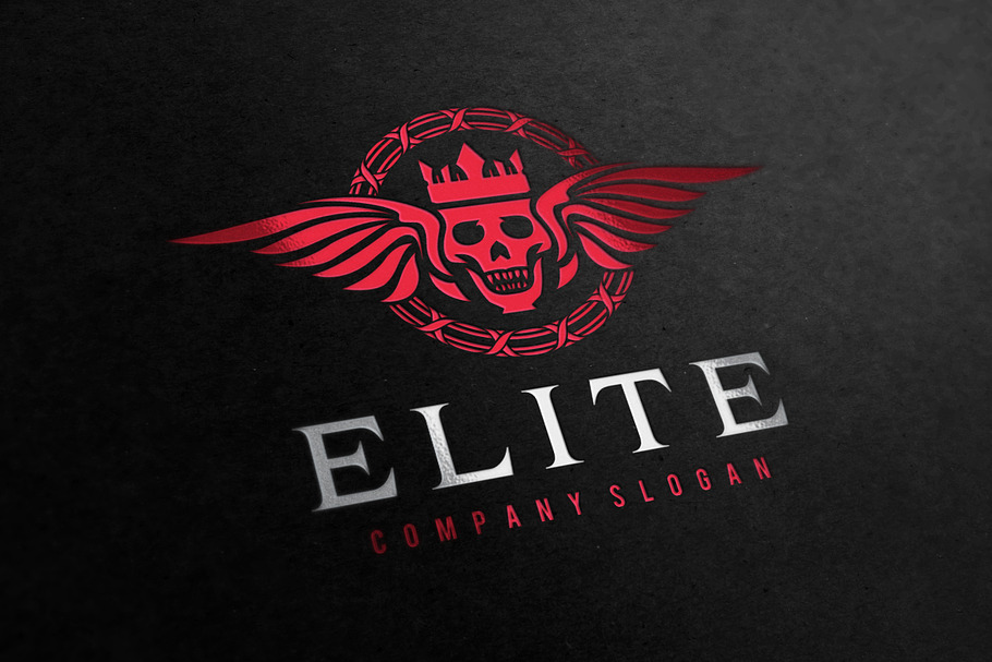 Elite Skull Logo in Logo Templates - product preview 8