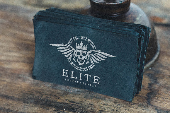 Elite Skull Logo in Logo Templates - product preview 1